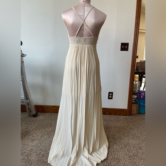 Lulu’s Hippie Chic Cream Maxi Dress - Picture 5 of 11